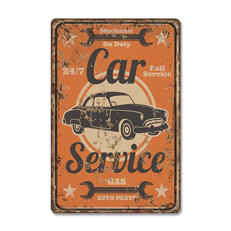 Affiche Vintage Voiture